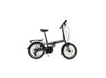 20 Zoll Alu Faltrad Klapprad Shimano 7-Gang-Schaltung Klappfahrrad Grau-Blau