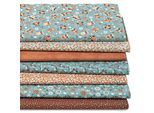Patchwork- und Quiltpaket "Happy Owls", braun-color