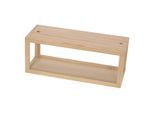 Holz-Box mit Acrylglasscheiben, 40 x 15 x 16 cm