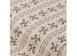 Baumwoll-Trachtenstoff "Blumenstrauß", creme/grau