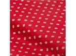 Baumwoll-Trachtenstoff "Blümchen", rot