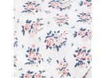 Baumwoll-Trachtenstoff "Rosen", offwhite/rosa