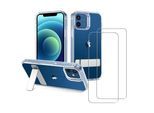 Hülle iPhone 12 / 12 Pro und 2 schutzfolien - TPU - Transparent
