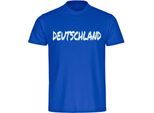 multifanshop Herren T-Shirt - Deutschland - Textmarker - Druck weiß - Männer