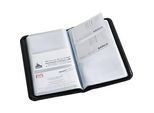 Visitenkartenbuch, für 120 Visitenkarten, schwarz