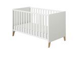 PAIDI Babybett Oscar ¦ weiß ¦ Maße (cm): B: 76,2 H: 83,3