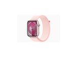 Apple Watch Series 9 GPS 45mm - Pink Aluminium Case with Light Pink Sport Loop
