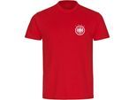 multifanshop Kinder T-Shirt - Deutschland - Adler Retro - Druck weiß - Kind