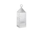Kartell LED-Akku-Tischlampe Lantern, crystal, recycelt, IP54