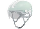 Fahrradhelm ABUS "HUD-Y ACE" Gr. M, grün (pure mint), Helme, M Kopfumfang: 54cm - 58cm