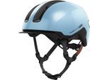 Fahrradhelm ABUS "HUD-Y" Gr. M, blau (iced blau), Helme, M Kopfumfang: 54cm - 58cm