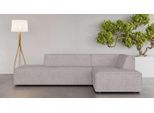 INOSIGN Ecksofa »Ecksofa Cavan mit Ottomane links oder rechts bestellbar« L-Form mit Wellenunterfederung, Masse B/T/H: 270/180/72 cm
