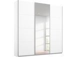 Schwebetürenschrank RAUCH "Kleiderschrank Schrank Garderobe Wäscheschrank TOMA", weiß, B:203cm H:210cm T:62cm, Holzwerkstoff, Schränke, Schwebetürenschrank, inkl. Regaleinsatz sowie zusätzlichen Einlegeböden MADE IN GERMANY