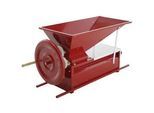 Handbetriebene Traubenmühle / Abbeermaschine - Handrad und 4 Haltegriffe