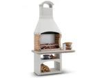 Palazzetti Boavista - Grillkamin aus Beton- Grillrost 68x40 cm