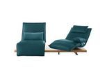 Koinor 2-Sitzer-Sofa , Petrol , Leder , Echtleder , Anilinleder , Balkeneiche , furniert , Uni , 240x63x115 cm , Goldenes M, Made in Germany, DIN EN ISO 9001, Dgm , Typenauswahl, Lederauswahl, Stoffauswahl, Hocker erhältlich, Rücken echt, individuell planbar, motorische Relaxfunktion , Wohnzimmer, Sofas & Couches, Sofas, 2-Sitzer Sofas