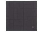 Dieter Knoll Stoffserviette , Anthrazit , Textil , Struktur , 45x45 cm , Oeko-Tex® Standard 100, FSC Mix , Geschirr, Tischkultur & Serviergeschirr, Servietten