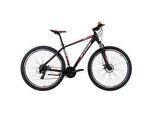 KS Cycling Mountainbike , Rot, Schwarz , Metall , 139x76x21 cm , Freizeit & Co, Sport & Fitness, Fahrräder, Mountainbikes