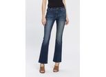 Arizona Bootcut-Jeans »Baby Bootcut«, leicht ausgestelltes Bein, hohe Leibhöhe