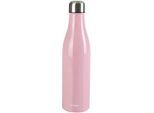 Kelomat Isolierflasche , Rosa , Metall , Uni , 0.75 l , 0.75 cm , doppelwandig, 100% dicht, abnehmbarer Deckel, Schraubverschluss, hält warm, hält kalt, bruchsicher, rostfrei , Geschirr, Kannen & Karaffen, Thermosflaschen
