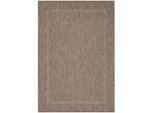 Novel Flachwebeteppich , Braun , Textil , Uni , rechteckig , 80x150 cm , Oeko-Tex® Standard 100 , pflegeleicht , Teppiche Und Böden, Teppiche, Webteppiche