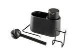 Homeware Spülorganizer , Schwarz , Metall, Kunststoff , 28 cm , Küchenzubehör, Küchenhelfer, Küchenutensilien