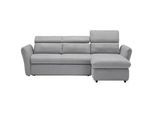 Stylife Ecksofa , Hellgrau , Textil , Ottomane rechts, L-Form , 240x172 cm , Stoffauswahl, seitenverkehrt erhältlich , Wohnzimmer, Sofas & Couches, Wohnlandschaften, Ecksofas