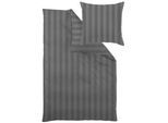 Curt Bauer Bettwäsche , Grau , Textil , Streifen , 140x200 cm , Oeko-Tex® Standard 100, Oeko-Tex® Made IN Green , bügelleicht , Heimtextilien, Bettwäsche & Leintücher, Bettwäsche