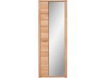 Linea Natura Garderobenschrank , Buchefarben , Metall , Kernbuche , massiv , 5 Fächer , 74x201x40 cm , Beimöbel erhältlich , Garderobe, Garderoben-Sets & Garderoben-Serien, Garderoben-Serien
