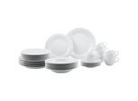 Rosenthal Kombiservice , Weiß , Keramik , 30-teilig , Uni , 250 ml,250 ml , 40x30x40 cm , DIN EN ISO 14001, DIN EN ISO 9001 , Geschirr, Geschirrsets, Kombiservice