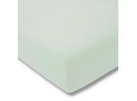 Estella Spannleintuch , Jadegrün , Textil , 200x200 cm , Textiles Vertrauen - Oeko-Tex® , Rundumgummi, bügelfrei, weich und anschmiegsam, perfekter Sitz , Heimtextilien, Bettwäsche & Leintücher, Leintücher, Spannleintücher