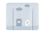 Avelia Wickelauflage , Blau , Kunststoff , Füllung: Vlies , 85x75 cm , Made in Germany, Oeko-Tex® Standard 100 , abwischbar , Baby & Kindermöbel, Babyzimmer, Wickelkommoden & Zubehör