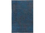 Xxxl Flachwebeteppich , Blau , Textil , rechteckig , 120x170 cm , für Fußbodenheizung geeignet , Teppiche Und Böden, Teppiche, Webteppiche
