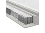 Sleeptex Taschenfederkernmatratze , Weiß , Textil , H3 , Füllung: Taschenfederkern , rechteckig , 90x200 cm , Oeko-Tex® Standard 100 , Bezug abnehmbar/waschbar, alternative Größen erhältlich, Bezug rundum abnehmbar , Schlafzimmer, Matratzen, Federkernmatratzen
