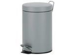 Kela Kosmetikeimer , Hellgrau , Kunststoff , 3 l , 26 cm , Badaccessoires, Abfalleimer