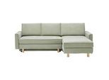 Sedda Ecksofa , Olivgrün , Textil , Eiche , massiv , Uni , Füllung: Schaumstoff , Ottomane rechts, L-Form , 237x170 cm , Austria Gütezeichen, AZO-frei , Bettkasten erhältlich, Fußauswahl, seitenverkehrt erhältlich, Bettfunktion erhältlich, Hocker erhältlich, Typenauswahl, Stoffauswahl, Rücken echt , Wohnzimmer, Sofas & Couches, Wohnlandschaften, Ecksofas