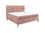 Esposa Boxspringbett , Rosa , Textil , H3 + H4 , Höhe ca. 17 cm , 160x200 cm , Stoffauswahl, Topper durchgehend, Matratze in verschiedenen Härtegraden erhältlich , Schlafzimmer, Betten, Boxspringbetten