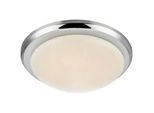 Markslöjd Led-Deckenleuchte , Weiß, Chromfarben , rund , 35x9.5x35 cm , ohne Chemie , Lampen & Leuchten, LED Beleuchtung, LED-Deckenleuchten