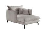 Livetastic Xxl-Sessel , Silberfarben , Textil , Füllung: Schaumstoff,Schaumstoff , 111x101x167 cm , Made in Europe , Wohnzimmer, Sessel, Ohrensessel