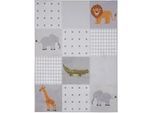 Ben'n'jen Kinderteppich , Grau , Textil , rechteckig , 120x160 cm , Bsci, Oeko-Tex® Standard 100 , für Fußbodenheizung geeignet , Teppiche und Böden, Teppiche, Kinderteppiche