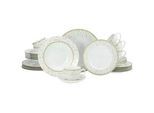 Creatable Kombiservice , Perlmutt , Keramik , 30-teilig , Blume , 200 ml,200 ml , Geschirr, Geschirrsets, Kombiservice