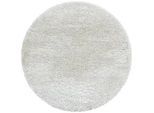 Xxxl Hochflorteppich , Naturfarben , Textil , Uni , rund , Oeko-Tex® Standard 100 , für Fußbodenheizung geeignet, schmutzabweisend, für Hausstauballergiker geeignet, lichtunempfindlich, antistatisch, pflegeleicht, strapazierfähig, leicht zusammenrollbar , Teppiche Und Böden, Teppiche, Runde Teppiche