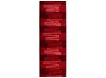 Xxxl Läufer , Rot , Textil , Uni , rechteckig , 80x450 cm , pflegeleicht , Teppiche und Böden, Teppiche, Teppichläufer, Läufer