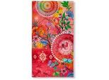 Xxxl Strandtuch , Multicolor , Textil , Mandala , 100x180 cm , saugfähig, angenehm weich, hochwertige Qualität , Heimtextilien, Badtextilien, Strandtücher