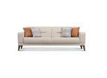 Livetastic 3-Sitzer-Sofa , Greige , Textil , Füllung: Schaumstoffflocken,Schaumstoffflocken , 228x82x86 cm , erweiterbar, Schlafen auf Sitzhöhe , Wohnzimmer, Sofas & Couches, Sofas, Textilsofas
