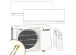 Mitsubishi Multisplit Klimaanlage | MSZ-EF | 1,8 + 2,5 kW | Weiß | Quick-Connect