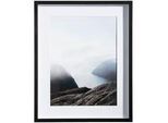 Xxxl Bilderrahmen , Schwarz , Holz, Glas , rechteckig , 42x52x3 cm , Fsc , Passepartout , Bilder & Rahmen, Bilderrahmen, Bilder - & Fotorahmen