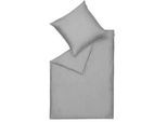 Schöner Wohnen Wendebettwäsche , Grau , Textil , Uni , 155x220 cm , Oeko-Tex® Standard 100 , pflegeleicht, angenehm wärmend, bügelleicht, samtiger Griff, weiche und anschmiegsame Oberfläche, Übergröße , Heimtextilien, Bettwäsche & Leintücher, Bettwäsche, Wendebettwäsche