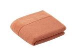 Vossen Duschtuch , Orange , Textil , Uni , 67x140 cm , Made in Austria, Oeko-Tex® Standard 100 , saugfähig, Aufhängeschlaufe, angenehm weich, hochwertige Qualität, Bordüre, schadstoffgeprüft , Heimtextilien, Badtextilien, Duschtücher