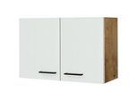 FlexWell Küchenoberschrank , Eichefarben, Magnolie , Metall , 1 Fächer , einzeln stellbar , 80x54.8x32 cm , Made in Germany , individuell planbar, Zusatzausstattung erhältlich, hängend , Küchen, Küchenmöbel, Küchenschränke, Küchenoberschränke